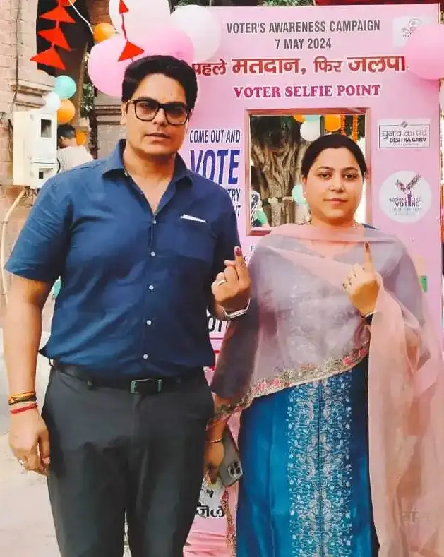 IAS Bhanu Chandra Goswami With Her wife Megha Goswami.