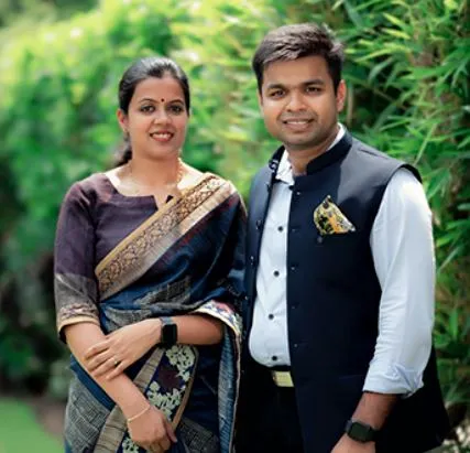 Aashika Jain IAS With Her Husband Himanshu Jain