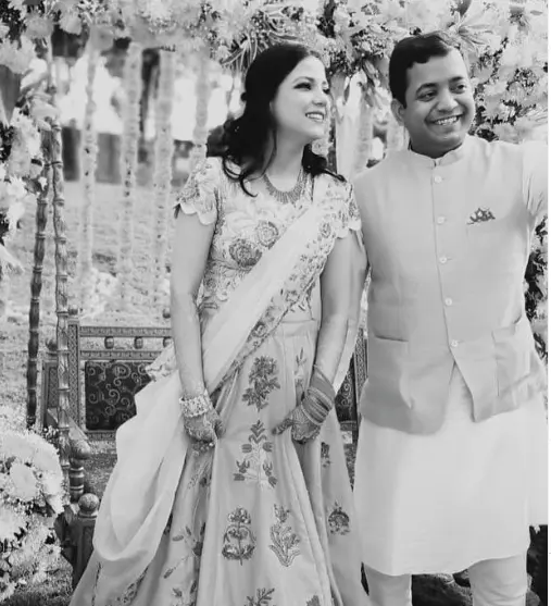 IAS Roman Saini And his Wife Spriha