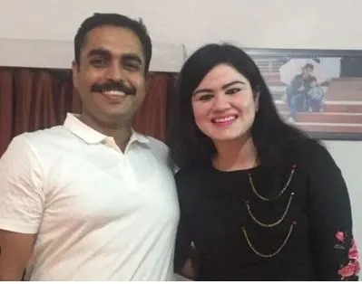 IPS Ankita Sharma With Her Husband Vivekanand Shukla