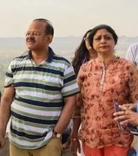 Raj Kumar IAS With His Wife