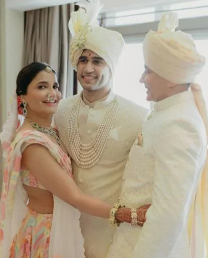 Bhushan Gagrani With Her Wife & Son