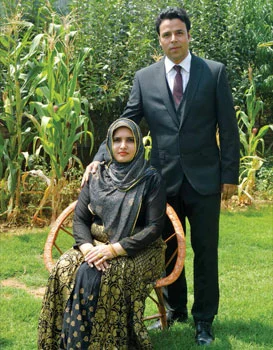 BILAL MOHIUDDIN BHAT IAS With His Wife