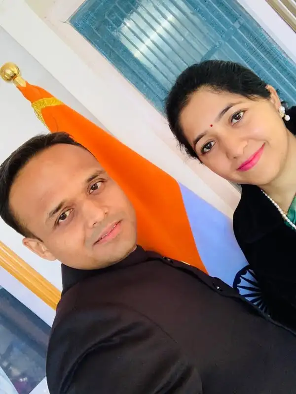 Dr. SAGAR DOIFODE DATTATRAY IAS With his Wife